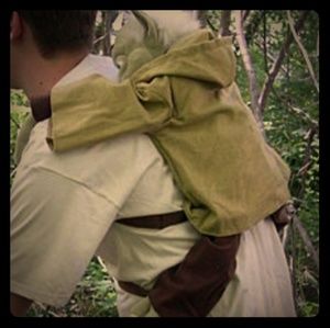 Yoda plush backpack